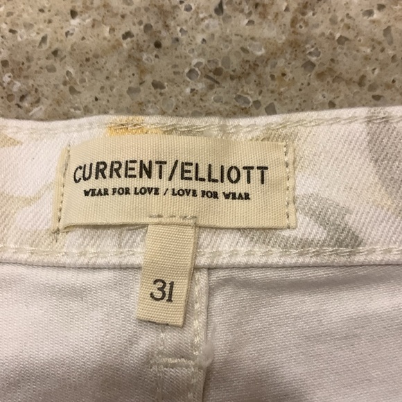 NWT Current/Elliott The Escapade High Waist Denim Cutoff Shorts Size 31 - Picture 10 of 13